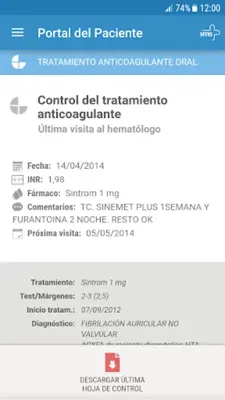 Portal del Paciente android App screenshot 0