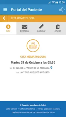 Portal del Paciente android App screenshot 3