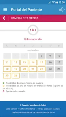 Portal del Paciente android App screenshot 4