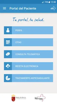 Portal del Paciente android App screenshot 5